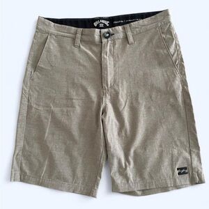 Billabong men’s Khaki Hybrid Shorts bermudas 28 golf classic summer surf